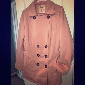 Blush Pea coat